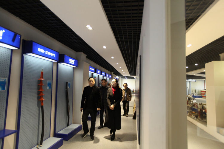 乐清市副市长陈微燕一行莅临正点游戏电气集团考察调研