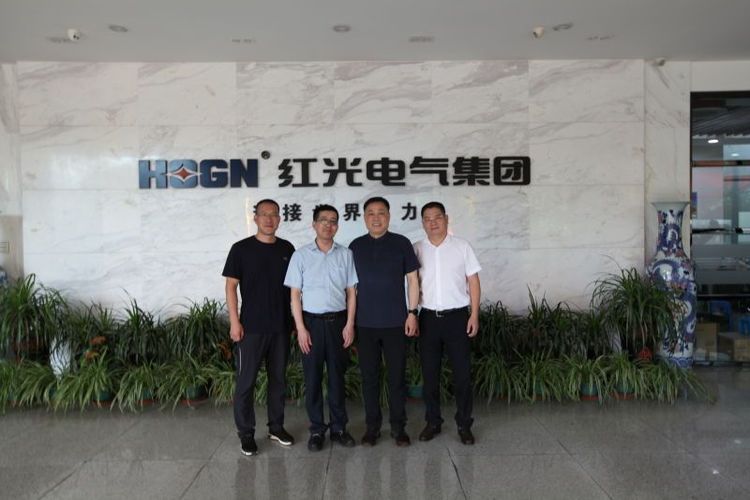 乐清市市场监视局刘勇局长一行莅临正点游戏电气集团调研